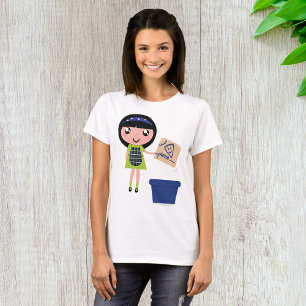 Girl Recycling Cardboard T-Shirt