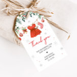 Girl Red Santa Christmas Baby Shower Favour Tags<br><div class="desc">Add a sprinkle of sweetness to your baby shower favours with our Santa Baby Shower Favour Tags Printable. Featuring darling baby-themed designs,  these customisable tags are the perfect finishing touch to your gifts. Personalise to create a memorable keepsake that captures the joy of your celebration!

BS1170 B</div>