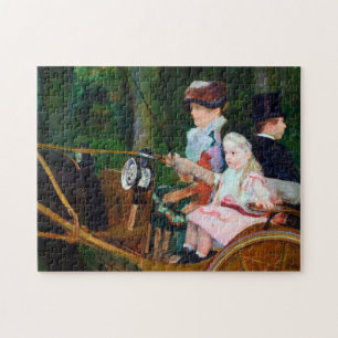 Girl Riding a Carriage, Mary Cassatt Jigsaw Puzzle