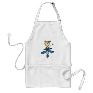 Girl Riding Scooter Apron
