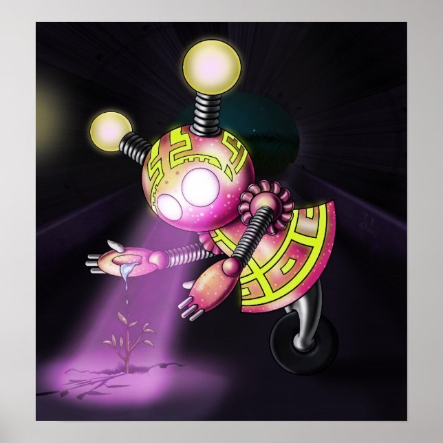 Girl Robot Poster (Front)