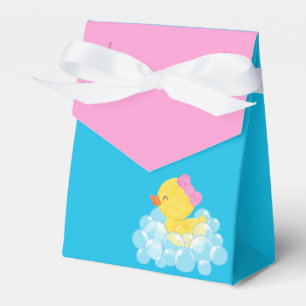 Girl Rubber Duck Baby Shower Treat Favour Box