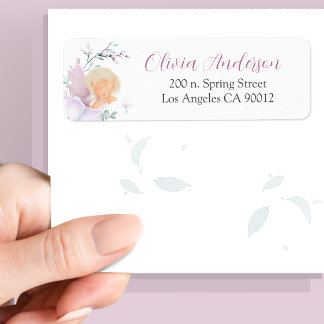 Girl’s Butterfly & Flower Baby Shower address