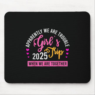Girl’s Trip 2025 Summer Beach Weekend Vacation Wom Mouse Mat