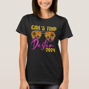 Girl s Trip Destin Florida 2024 Matching Bachelore T-Shirt