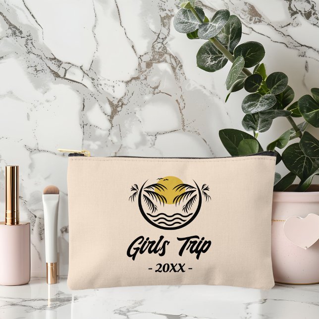 Girl’s Trip Makeup Bachelorette Party Favour Trave Accessory Pouch (Creator Uploaded)