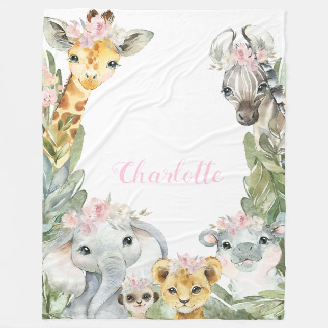 Girl Safari Blanket (Front)