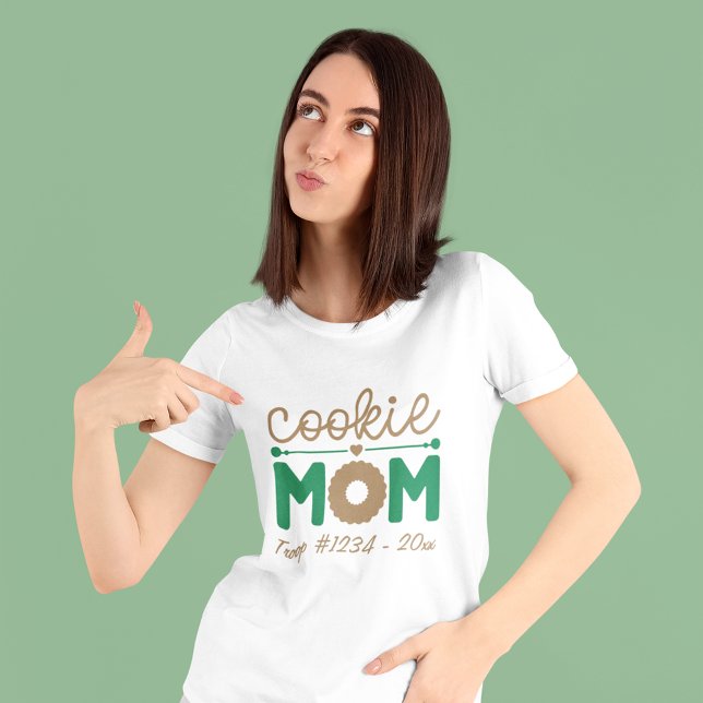 Girl Scout Cookie Mum Appreciation Custom T-Shirt (Creator Uploaded)