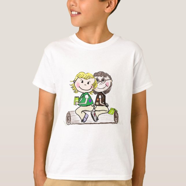 Girl Scout Junior Brownie Outdoors T-Shirt (Front)