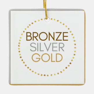 Girl Scout Triple Metal Christmas Ornament 