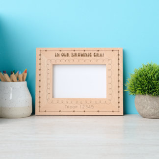 Girl Scouting In My Brownie Era Etched Frames