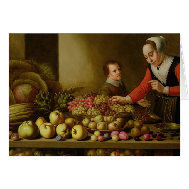 Girl selling grapes (Front Horizontal)