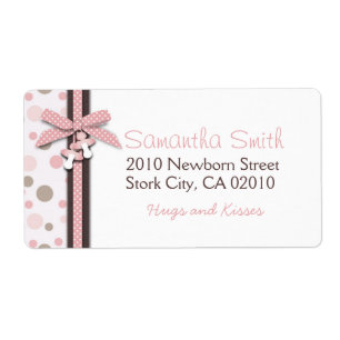 Girl Shipping Label