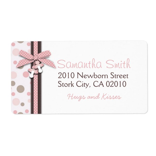 Girl Shipping Label (Front)