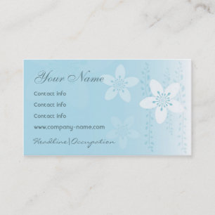 Girl Silhouette Series Business Card