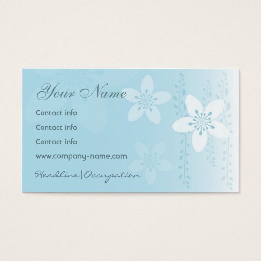Girl Silhouette Series Business Card