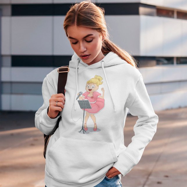 Girl Singing Hoodie (Creator Uploaded)