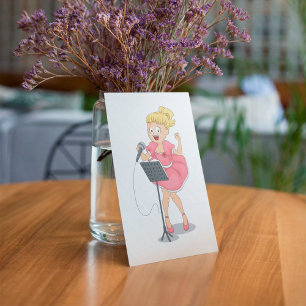 Girl Singing Invitation