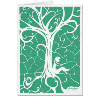 Girl Sitting by Swirling Tree v.3
