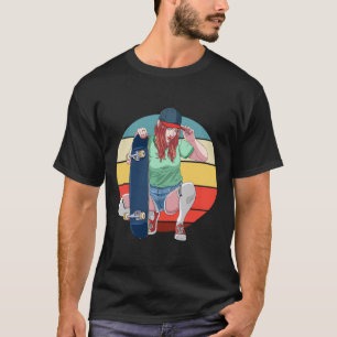 Girl Skater Skateboarder Girls Skateboarding Women T-Shirt