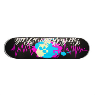 Girl Skaters Skateboard