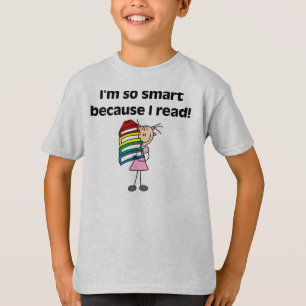 Girl Smart Because I Read T-Shirt