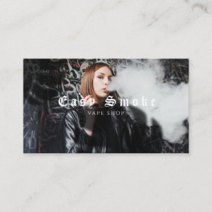 Girl Smoke Vape Shop Business Card