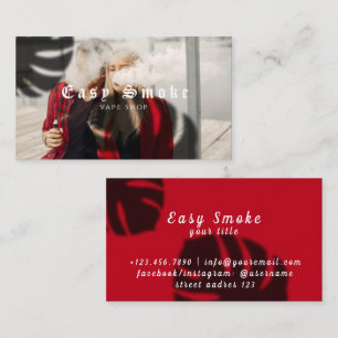 Girl Smoke Vape Shop Business Card