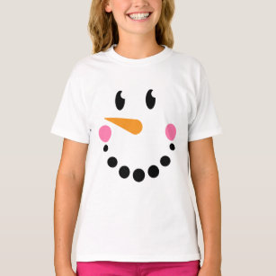 Girl Snowman T-shirt (Design 1)