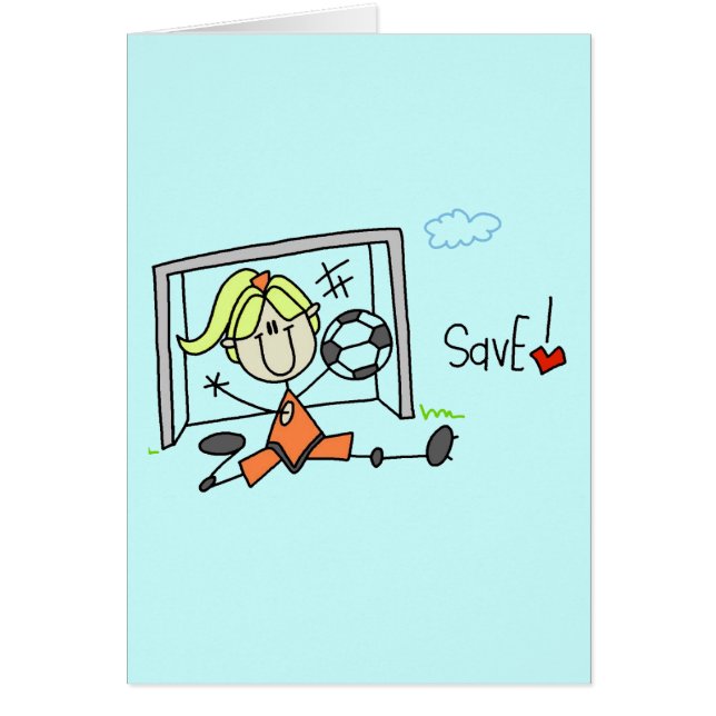 Girl Soccer Goalie Tshirts and Gifts (Front)