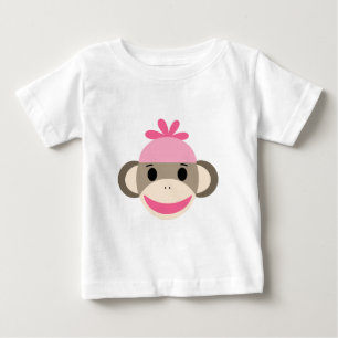 girl sock monkey baby T-Shirt