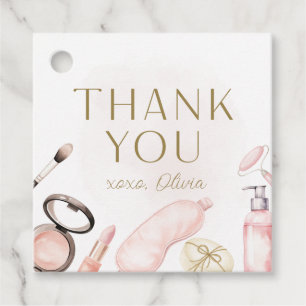 Girl Spa Party Thank You Tag