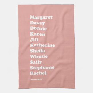 Girl Squad Tea Towel (Pink)