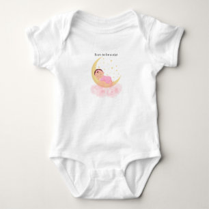 Girl star baby bodysuit