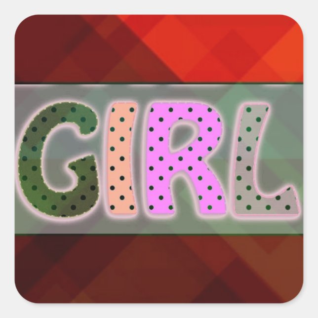 Girl Sticker (Front)