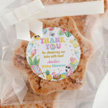 Girl Summer Party Tropical Beach Baby Shower