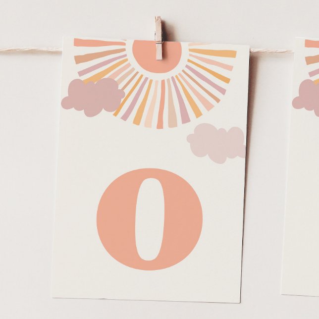 Girl Sun ONE High Chair Banner - Letter "O" Invitation (Creator Uploaded)