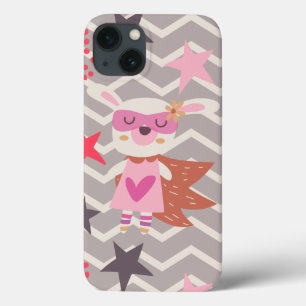 Girl Superhero Bunny iPhone 13 Case