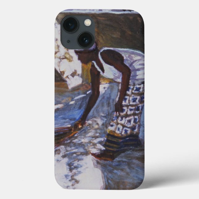 Girl Sweeping I 2002 Case-Mate iPhone Case (Back)