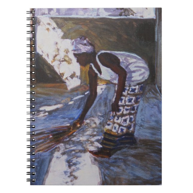 Girl Sweeping I 2002 Notebook (Front)
