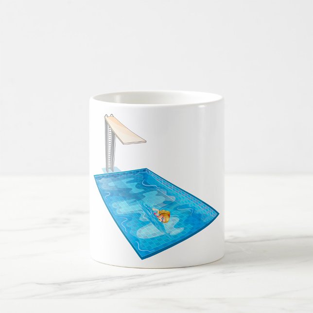 Girl Swimming Coffee Mug (Creator Uploaded)