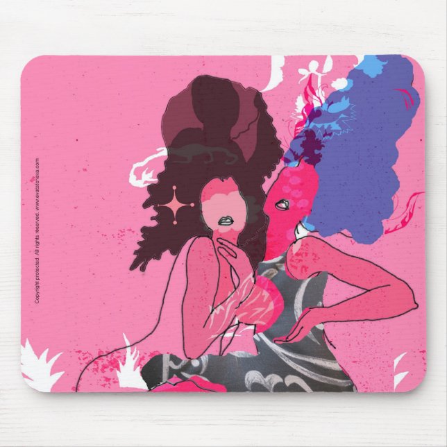 Girl Talk Mouse Mat (Front)