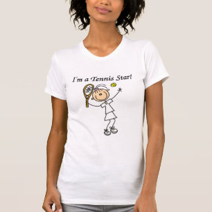 Girl Tennis Star T-shirts and Gifts