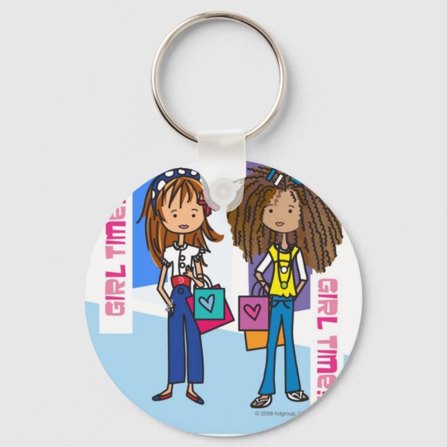 Girl Time Key Ring (Front)