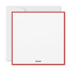 Girl Twins First Second Christmas Snowman Card