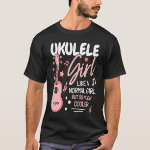 Girl Ukulele Player I Women Ukulele I Daughter Uku T-Shirt