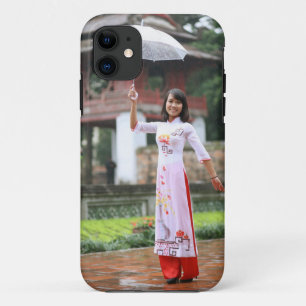 Girl Umbrella Asian Rain Woman iPhone 11 Case