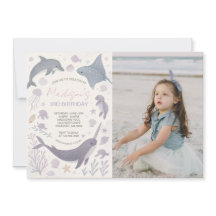 Girl Under the Sea Birthday Party Photo