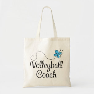 Girl Volleyball Coach Gift Tote Bag