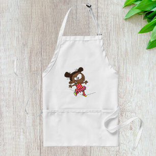 Girl Walking A Tightrope Standard Apron